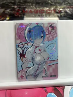 Rem Re-Zero NR-08 Nurse Card Dream Of Desire Anime Waifu CCG - Image 1