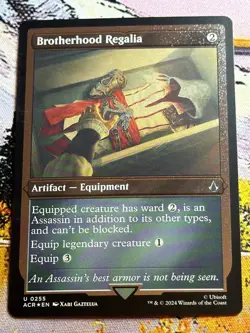 Brotherhood Regalia (Foil Etched) - Universes Beyond: Assassin's Creed - Image 1