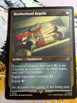 Brotherhood Regalia (Foil Etched) - Universes Beyond: Assassin's Creed - Image 3