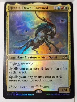 Hinata, Dawn-Crowned - Foil- Kamigawa: Neon Dynasty - Magic the Gathering MTG - Image 1