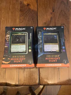 MTG Magic The Gathering Innistrad Midnight Hunt BOTH Commander Decks SEALED! - Image 1