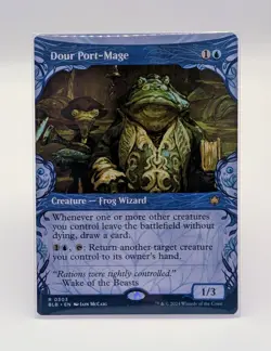 Dour Port-Mage - Magic The Gathering, NM, Showcase, BLB - 303 - Image 1