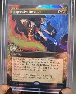 Expressive Iteration Avatar: The Last Airbender Secret Lair MTG Rainbow Foil NM - Image 3