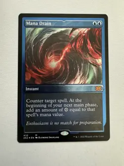 Mana Drain(Foil Etched)-Double Masters 2022-Magic The Gathering-MTG- NM - Image 1