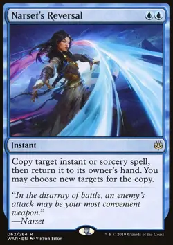MTG Magic the Gathering Narset's Reversal (62/330) War of the Spark NM - Image 1