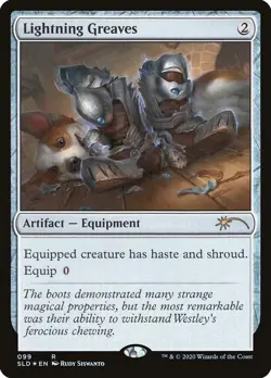 MTG Magic the Gathering Lightning Greaves (99/1164) Secret Lair Drop Series NM - Image 1