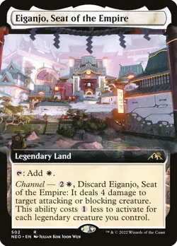 MTG Eiganjo, Seat of the Empire (502/606) Kamigawa Neon Dynasty NM - Image 1