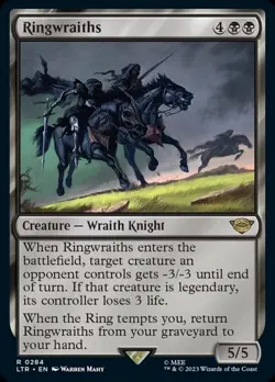 MTG Ringwraiths (284/511) The Lord of the Rings Tales of Middle-earth NM - Image 1