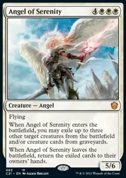 MTG Magic the Gathering Angel of Serenity (83/465) Commander 2021 NM - Image 1