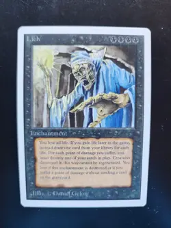 Lich Magic: The Gathering MTG x1 Unlimited Edition Lightly Played English - Image 1
