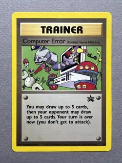 Computer Error 16 Black Star Promo LP/MP - Image 1