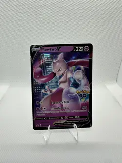 Mewtwo SWSH223 Black Star Promos GO Stamped Ultra Rare Holo Pokemon TCG 2022 NM - Image 1