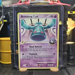 Bronzong 4 Rising Rivals Pokemon TCG 16/111 Platinum SP Rare - Image 1