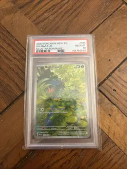 PSA 10 GEM MINT Bulbasaur 166/165 Sv: Scarlet & Violet 151 Holo Pokemon 2023 - Image 1