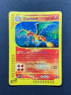 Charizard Holo Expedition Base Set 6/165 eReader WotC Vintage 2002 Pokemon MP - Image 1