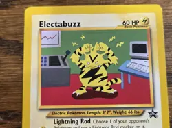 Pokemon Wotc Black Star Promo # 46/53 Electabuzz,,check pictures,,pretty - Image 2