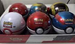 Pokemon PokeBall Tin 12 Sealed - 3 TCG Booster Packs Per Tin - Image 2