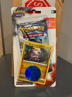 Pokemon Sun & Moon Burning Shadows Checklane Blister Pack (Jangmo-o) Sealed - Image 1