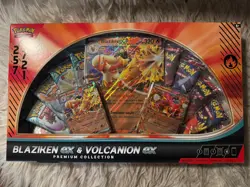 Blaziken Ex and Volcanion Ex Premium Collection Box Pokemon TCG Sealed New - Image 1