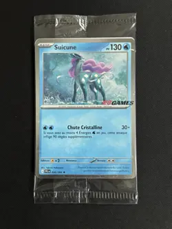 Pokemon TCG - Suicune 026/094 - EB Games Stamped Promo SEALED - NM/M - French FR - Image 1
