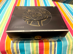 Pokemon TCG: Sword & Shield Zacian ETB Elite Trainer Box Set Mint / NEW - Image 1
