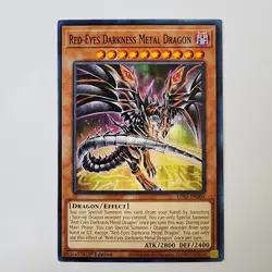 YUGIOH ~ RED-EYES DARKNESS METAL DRAGON ~ LDS1-EN004 ~ COMMON - Image 1