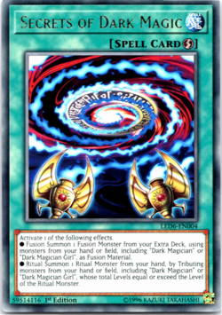 Secrets Of Dark Magic - LED6-EN004 - Rare - 1st Edition - Yugioh - Image 1