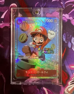 Limited Mario / One Piece Japanese Serialzed Custom Cards - Image 2