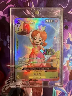 Limited Mario / One Piece Japanese Serialzed Custom Cards - Image 4