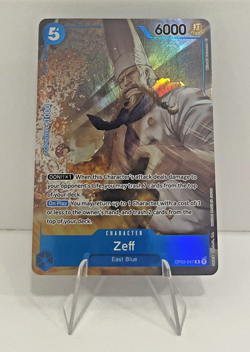 One Piece Card Game: Zeff OP03-047 R Parallel - Image 1