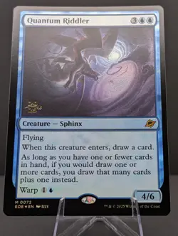 MTG English Quantum Riddler NM Foil Promos: Prerelease Cards - Image 1