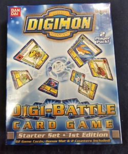 Digimon Digi-Battle Card Game 1st Edition Starter Set - Factory Sealed + Bonus - Image 1