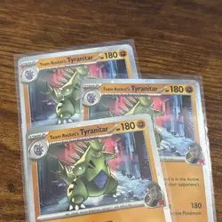 Pokemon Team Rockets Tyranitar Destined Rivals Card 096/182 COSMOS HOLO - Image 4