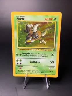 Pinsir Jungle 9/64 Holo Unlimited Holo Rare NM-LP Vintage Pokemon Card TCG WOTC - Image 1