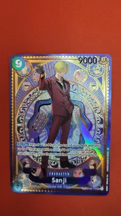 Sanji SEC OP06-119 SP Parallel A Fist of Divine Speed ONE PIECE Card English NM - Image 1