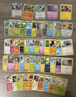Pokemon TCG 250-Card Bulk Lot - 10 Rares, 20 RH, 5 Holos - English NM - Image 1