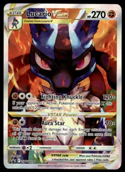 Pokemon TCG SWSH: Sword & Shield Promo Cards #SWSH291 Lucario VSTAR NM - Image 1