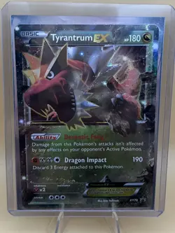 Pokemon Tyrantrum EX Black Star Promo Card 2015 - Image 1