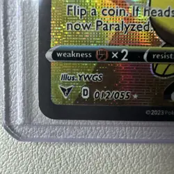Detective Pikachu VCOS Shiny Card Custom Holo Card - Image 3