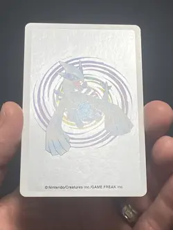 Noctowl 164A 4 of Spades 1999 Pokemon Gold Playing Poker Card Lugia Back Deck - Image 5