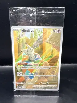 Pokemon Mimikyu 075 Sv: Scarlet & Violet Promo Cards Holo Sealed - Image 1
