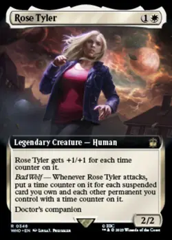 MTG Doctor Who - Rose Tyler *Surge FOIL* Extended Art NM - Image 1