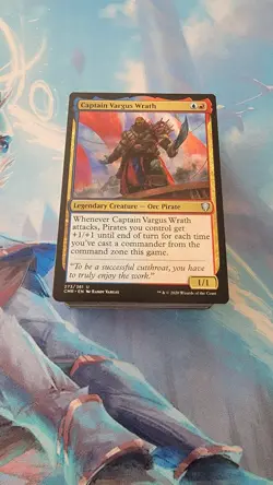 MTG Captain Vargus Wrath Custom Command Deck Near Mint - Image 1