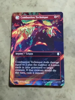 Combustion Technique (BORDERLESS) #301 NM TLA Magic MTG - Image 1