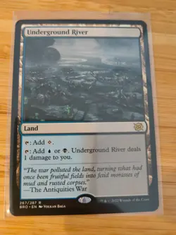 MTG Underground River 267 The Brothers' War M/NM Free UK P&P - Image 1