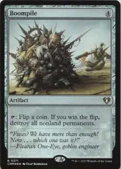 Boompile - FOIL - R Commander Masters 371 - MTG - Image 1