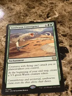 SANDWURM CONVERGENCE Magic MTG Commander Duskmourn - Image 1