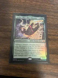 Magic The Gathering MTG Spider-Man, Miles Morales Mythic Rare M0018 FOIL - Image 1