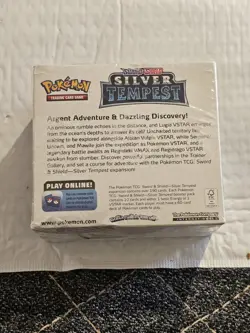 NEW SEALED Pokemon TCG Sword & Shield Silver Tempest Booster Box 36 Packs - Image 2
