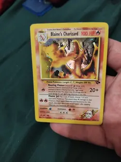 Pokemon TCG Blaine's Charizard 2/132 Gym Challenge Holo Rare - Image 1